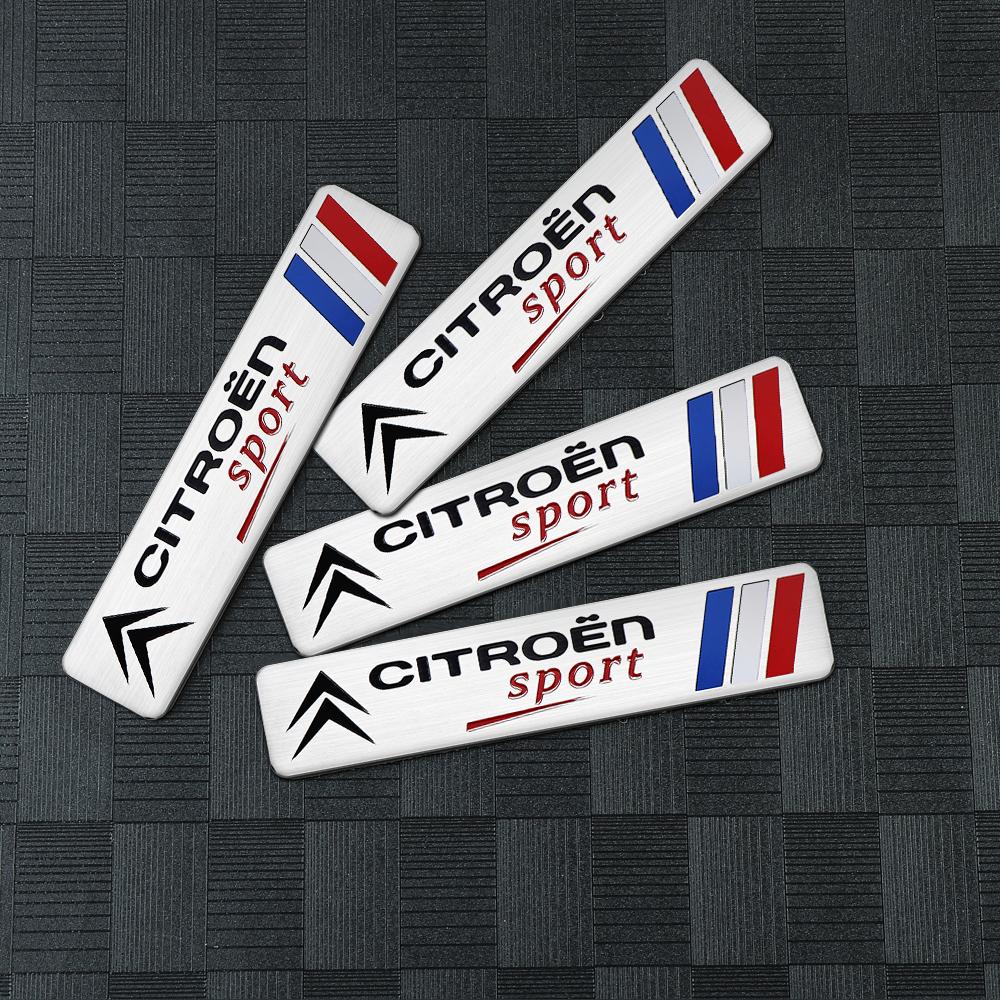 Автоаксессуары 3D Металлический сплав Логотип автоспорта для кузова и багажника Наклейки для Citroen C1 C2 C8 C-ELYSEE Berlingo C3 C4 C4L C5 C6 C7