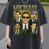 Michael Scott Bootleg T-Shirt, Vintage Office TV Show Unisex Tee