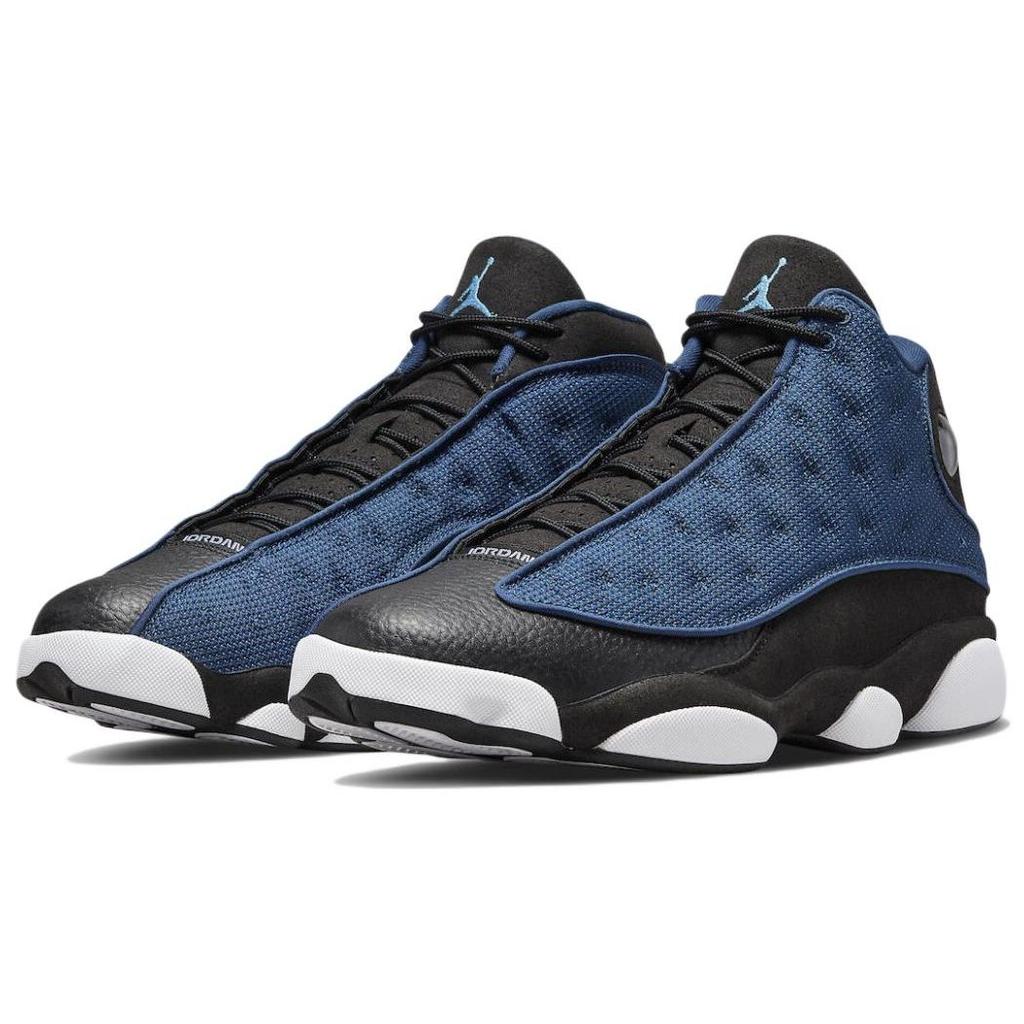 Мужские кроссовки Air Jordan 13 Retro Navy Blue Black White DJ5982-400