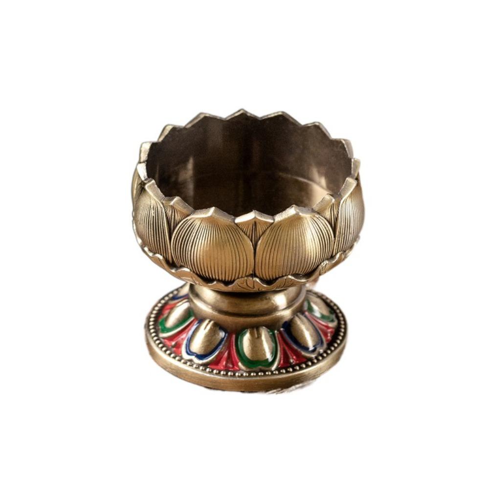 Handicraft Candle Holder Mini Candle Cup Feng Shui Accessories Candle Base  Temple