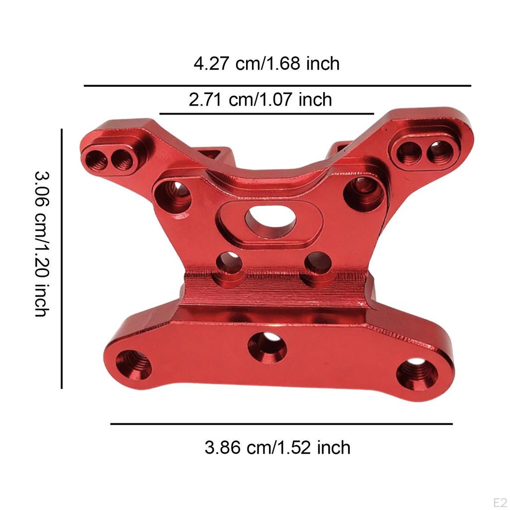 2 Aluminum Alloy Shock Absorber Mounts for 1:16 Scale RC Cars. Easy Installation. Directly Replaces