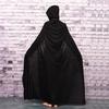 Halloween Costume Long Black Adult Death Cosplay Costumes Capes Hooded Cloak Hooded Cloak Witch Devil Role Play