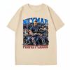 Neymar Neymarjr Heavy Cotton Printing Short-sleeved T-shirt American Retro Short-sleeved Couple Basketball Clothes Versatile
