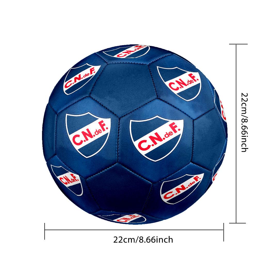 1pc Club Nacional de Football Soccer Ball Size 5 Indoor Soccer Ball Fashion Colorful Backyard Game - Great For Sports Fans Gift HE24