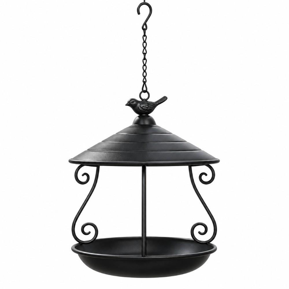 Outdoor Hanging Metal Bird Feeder Weather Resistant Hanging Bird Bath Bird Feeder Bowl Wild Birds