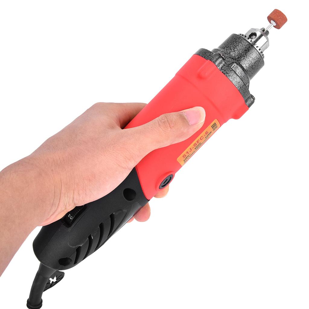 Набор электрической шлифовальной машины 6 регулируемых скоростей Регулируемая мини-дрель Гравер 240 Вт