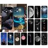 Space Moon Phone Case For iPhone Samsung Galaxy Redmi Xiaomi Oppo OnePlus Note S A 7 8 9 10 11 12 13 14 20 21 22 23 53 54 Pro Max Plus Ultra TPU Soft