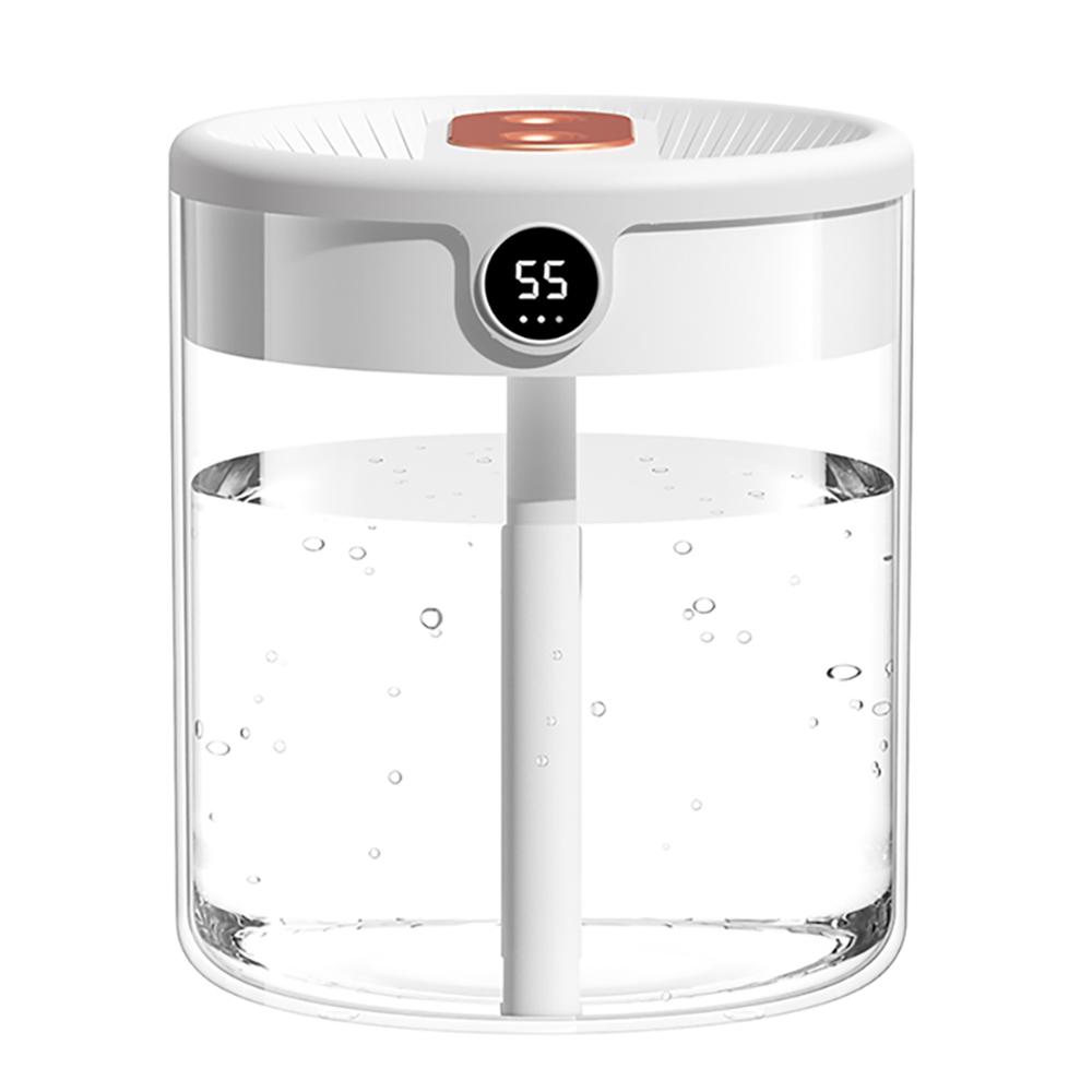 1 Pcs Air Humidifier 2L Large Capacity Double Nozzle, with LCD Humidity Display Fragrant Essential Oil Diffuser HMM CDN