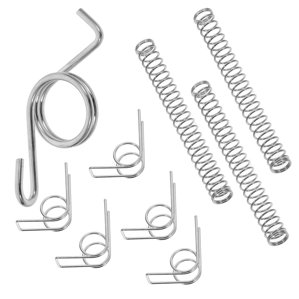 1 комплект 8 штук Набор пружин Кручение Сжатие Мотоцикл Тормоз Сцепление Рычаг Возврат Боковая подножка Пружины Комплект Нержавеющая сталь