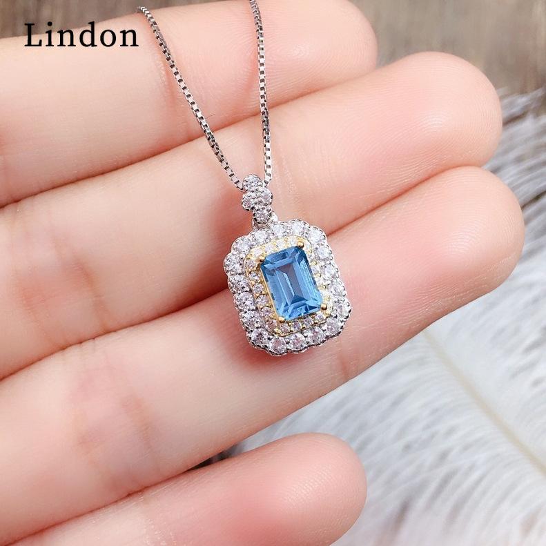 Lindon Женщины Медный Сплав 5А Циркон Кольца Ожерелье Подвеска Набор Свадебный Подарок