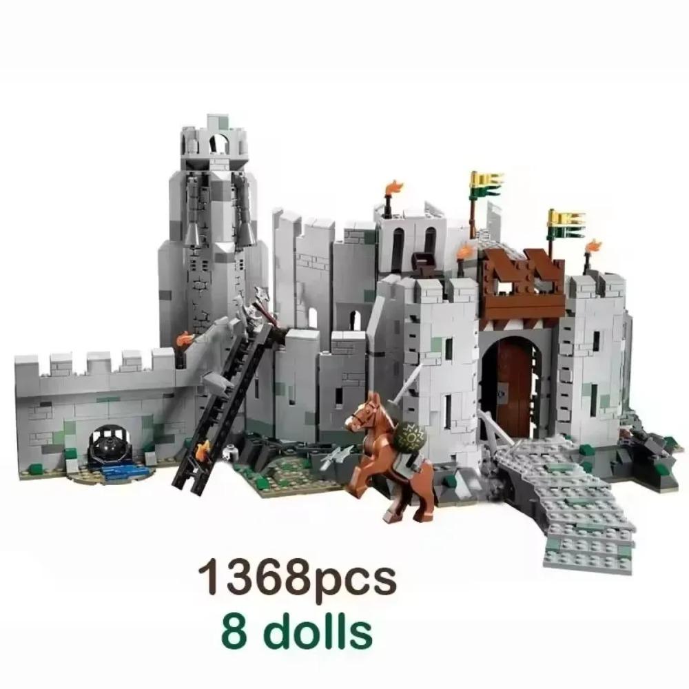 New MOC Medieval Castle Street View Building Model, Home Decor Display Ornament, Holiday & Birthday Gift
