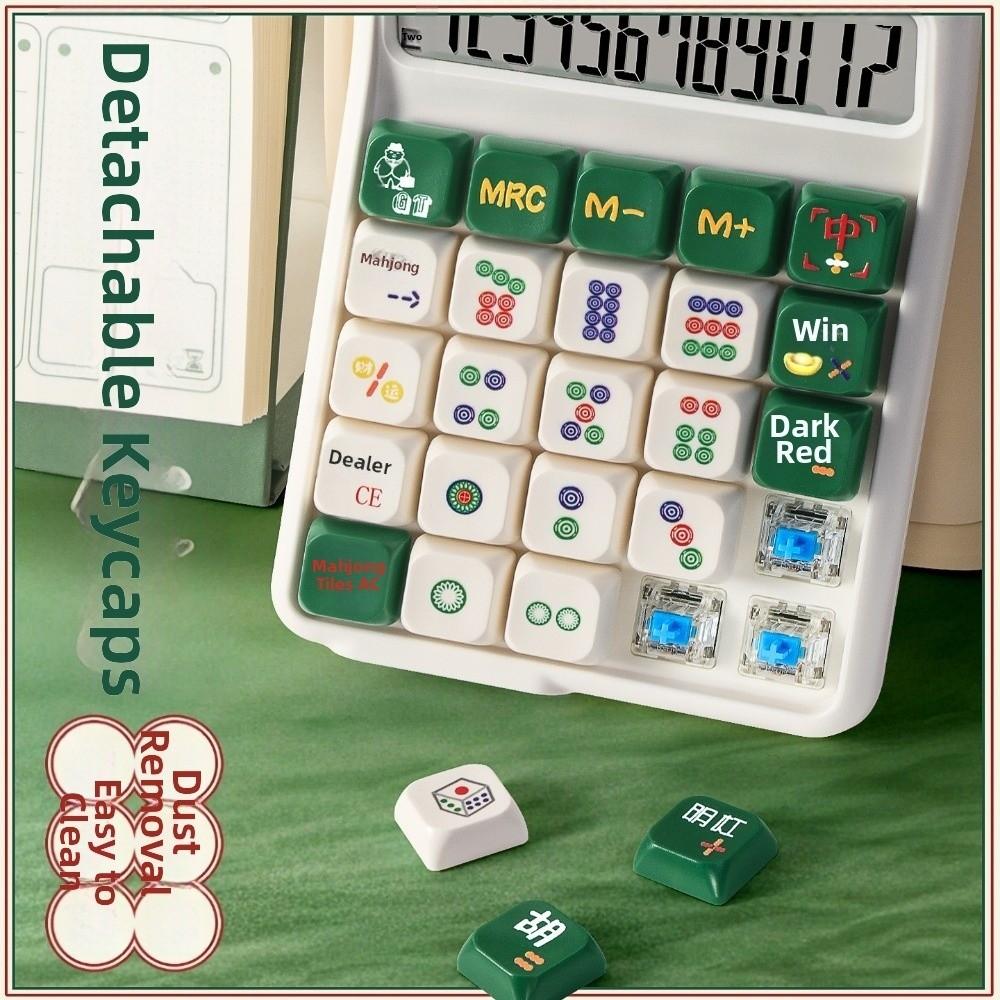 Mechanical Buttons Mute Mahjong-Sound Calculator Arithmetic Calculator  Financial Accounting Tools