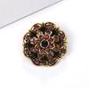 Pin Corsage Clothing with Crystal Brooch Wholesale Alloy Rhinestone Small Fashion Trade Card Accessories