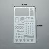 12pcs Stencil Set Planner DIY Drawing Template Journal Notebook Diary Scrapbook