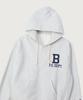 Champion Reverse Weave Blu-Tack Loose Fit City Zip-Up Hoodie Silver Grey
