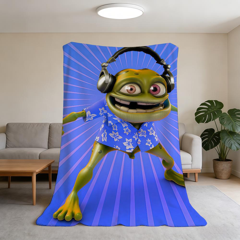 Blanket Super Ding Warm Comfortable CCrazy Plush Throw Frog Funny Blanket Child Home Sofa Dj Bedroom Ding Gift