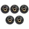 5Pcs Black Round Ball Engineering Plastic Lever Knob M10*35 Machine Tool Replacement