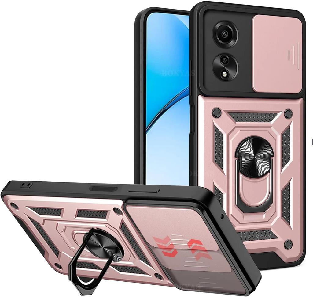 Военный бронированный чехол для Realme C61 C63 C65 C67 4G Note 50 C55 C53 C51 Чехол Защитное кольцо для защиты объектива Подставка Держатель Coque Fundas