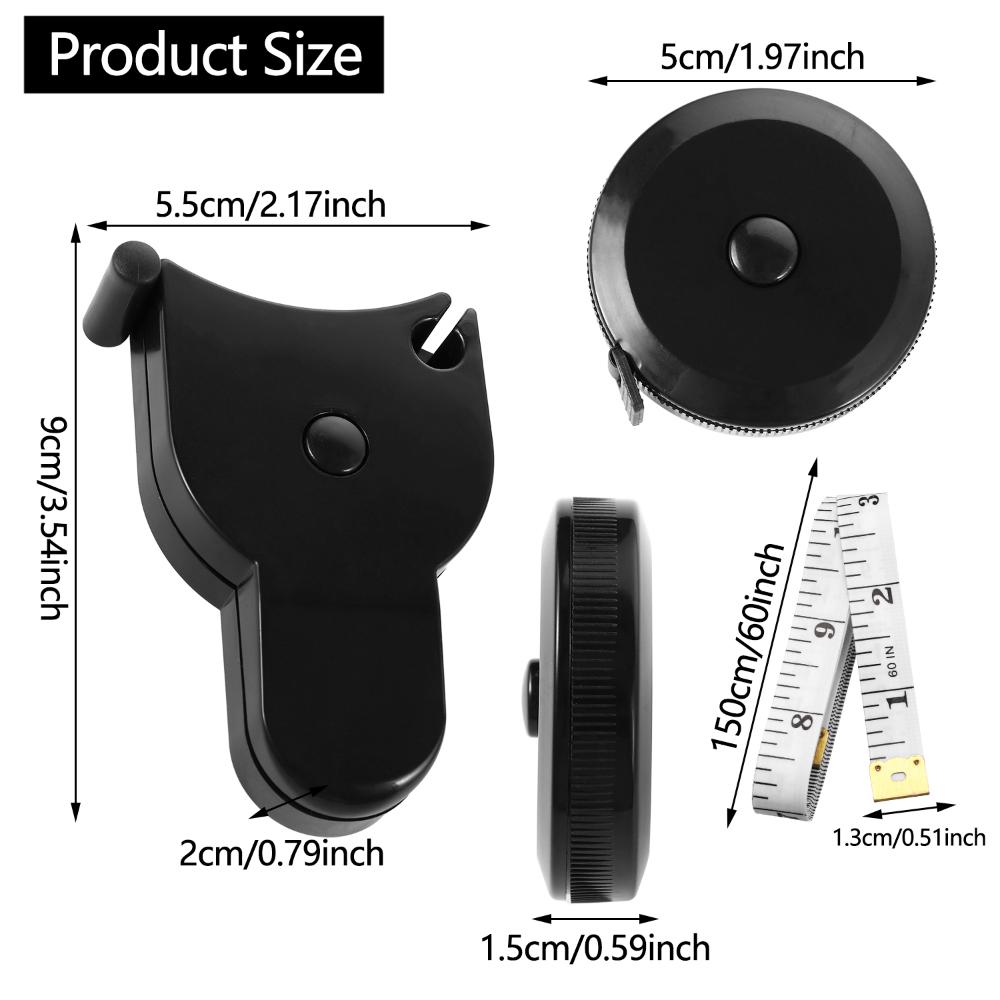 Двусторонняя портновская булавка для фиксации, измерительная лента, швейные принадлежности, линейка, выдвижная рулетка