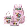 New Rhythm Box Sprunki Music Game Schoolbag Backpack Pencil Case Three-piece Set Student Heat Transfer Backpack D