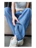 Лето 2025 г. Женские брюки Tencel с широкими штанинами и высокой талией Ice Silk