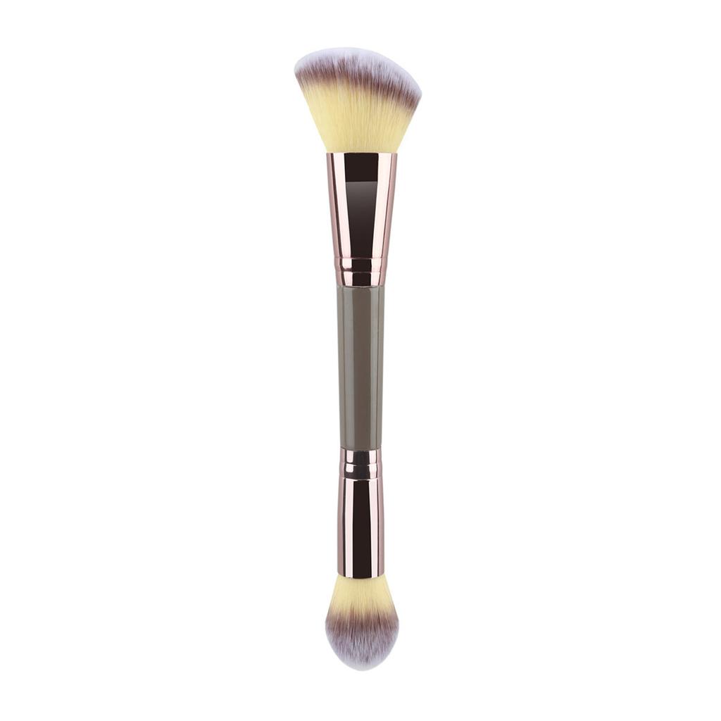 Single double head makeup brush, foundation brush, soft hair trimming brush, loose powder brush, flame brush, multi-functional beauty tool