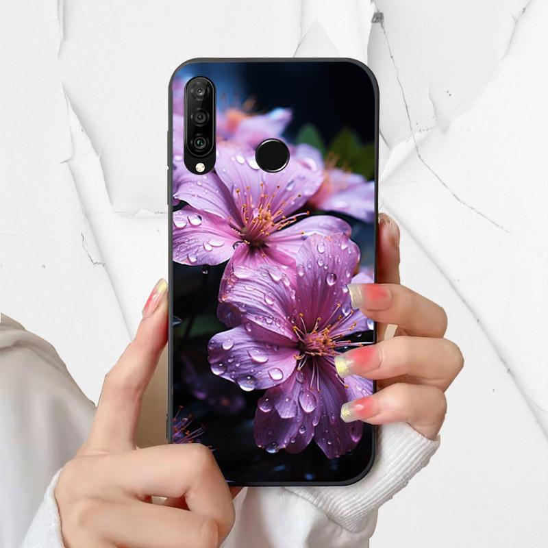 Чехол для телефона Huawei P30 Lite Силиконовый чехол MAR-LX1A Модный Расписной Ударопрочный Мягкий Fundas Для Huawei Nova 4e Чехол P30Lite