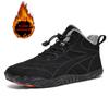 Теплые плюшевые парные зимние ботинки Мужские ботильоны для улицы Нескользящие Мужские рабочие ботинки Модные зимние кроссовки Большой размер 36-48