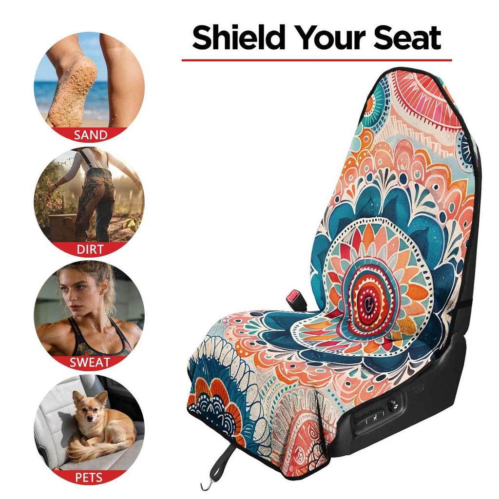 Universal Car Seat Towel Cover - All-Season Gym & Exercise Protector