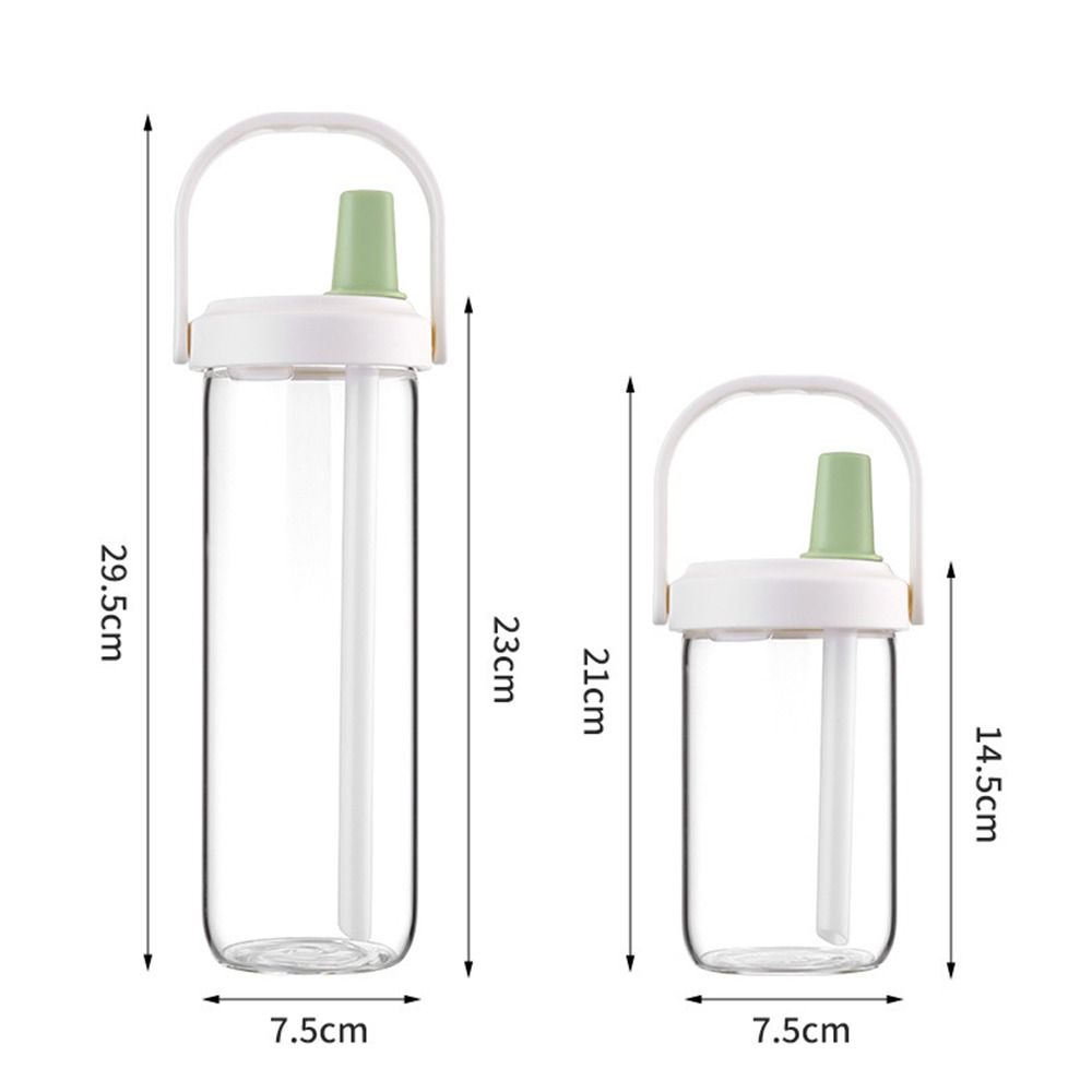 Plastic Pearl Milk Tea Straw Cup Straigh Drinking Drink Cup Portable Water Cup Student