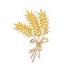 Хрустальная брошь в виде колоска пшеницы: Элегантная брошь-зажим для шарфа для мужчин и женщин