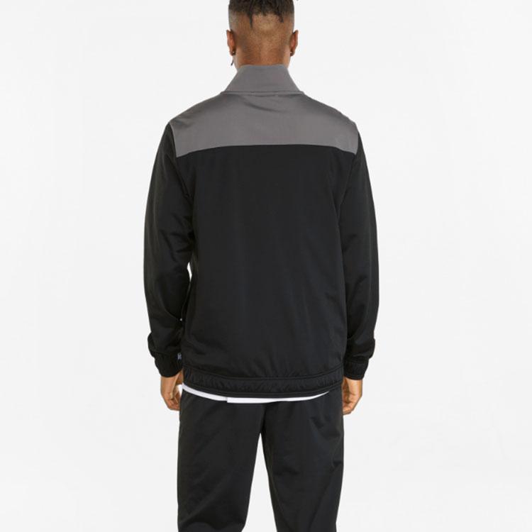 Puma Спортивный повседневный комплект из куртки и брюк для мужчин, черный 845848-01