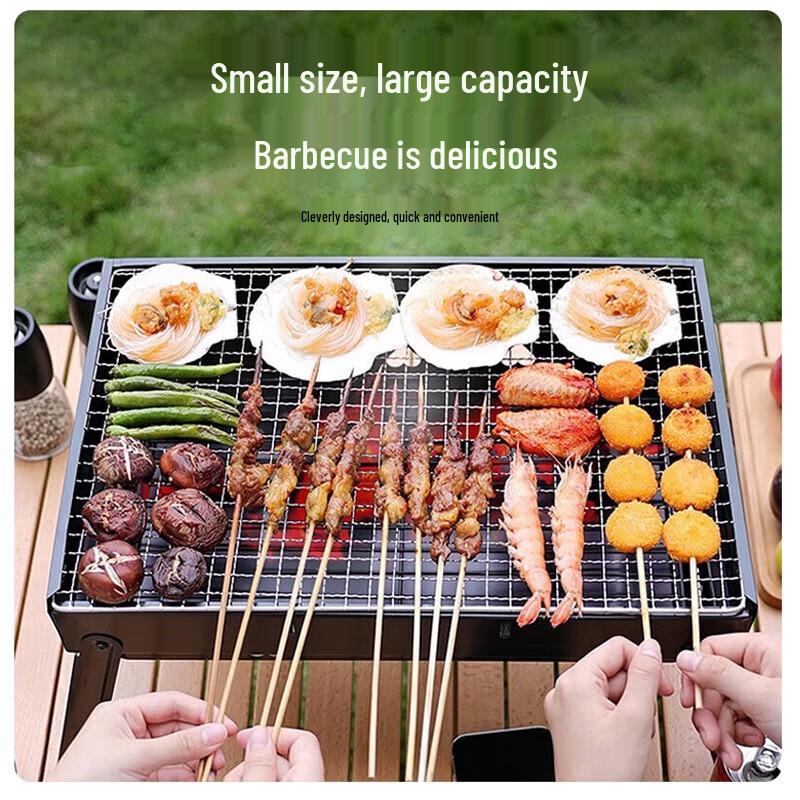 Hedawu Portable Outdoor Charcoal BBQ Grill