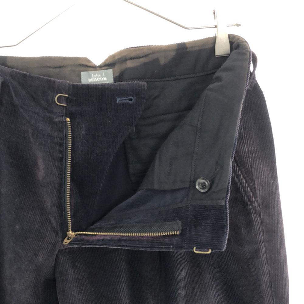 Kolor BEACON 16AW сделано в Японии Зауженные вельветовые брюки 2 фиолетовые Мужские Б/У