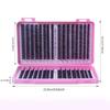 640PCS D Curl DIY Lash Clusters Set 30-60P Individual Lashes Mixed Tray Lashes Kit  At Home Makeup