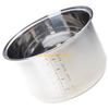 B46E 304 Stainless Steel Rice Cooker Inner Pot Dishwasher Safe Inside Bowl With Even Heating Base Replacement Accessory