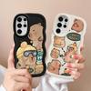 Мультяшная Капибара Мягкий Чехол для Телефона для Samsung Galaxy S24 S20 FE S23 Plus S22 Ultra A25 S21 S25 A26 A34 A24 A54 A36 A55 A35