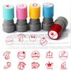Toy Stamps Cartoon Stamps Kids Seal Teaching Stamp Encouragement Reward Seal Commentary Stamp