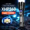 XHP360 Most Powerful LED Flashlight USB Rechargeable Portable Flashlight Waterproof Outdoor Light Camping Lantern
