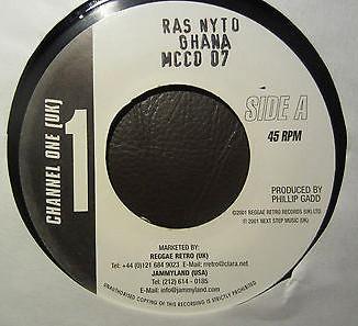 7inch Record RAS NYTO - Ghana MCCO07 Channel One 2001 UK Reggae, Ska & Dub Used