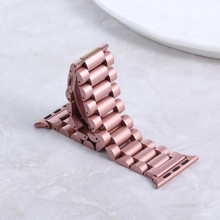 Keepwin Metal Material Solid Watch Band Mesh Wrist Metal Stainless Steel Watch Band Strap for Apple IWatch 9 8 7 6 5 4 3 2 1 SE