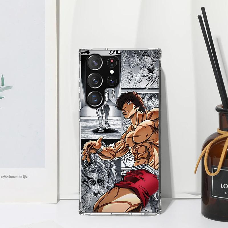 Baki the Grappler Original Anime Phone Case For Samsung Galaxy S26 S25 Edge S24 FE S23 S22 Ultra S21 Plus S20 + Art Fundas Back