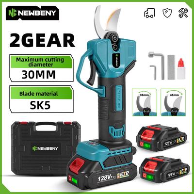 2 скорости 30 мм электрический секатор ножницы фруктовое дерево бонсай беспроводные садовые ножницы электроинструменты для аккумулятора Makita 18 В штифт