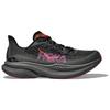 HOKA One One Mach 6 Удобные Нескользящие Прочные Амортизирующие Низкие Кроссовки для Бега Женские Кроссовки для Бега Черные 1147810-BKFS