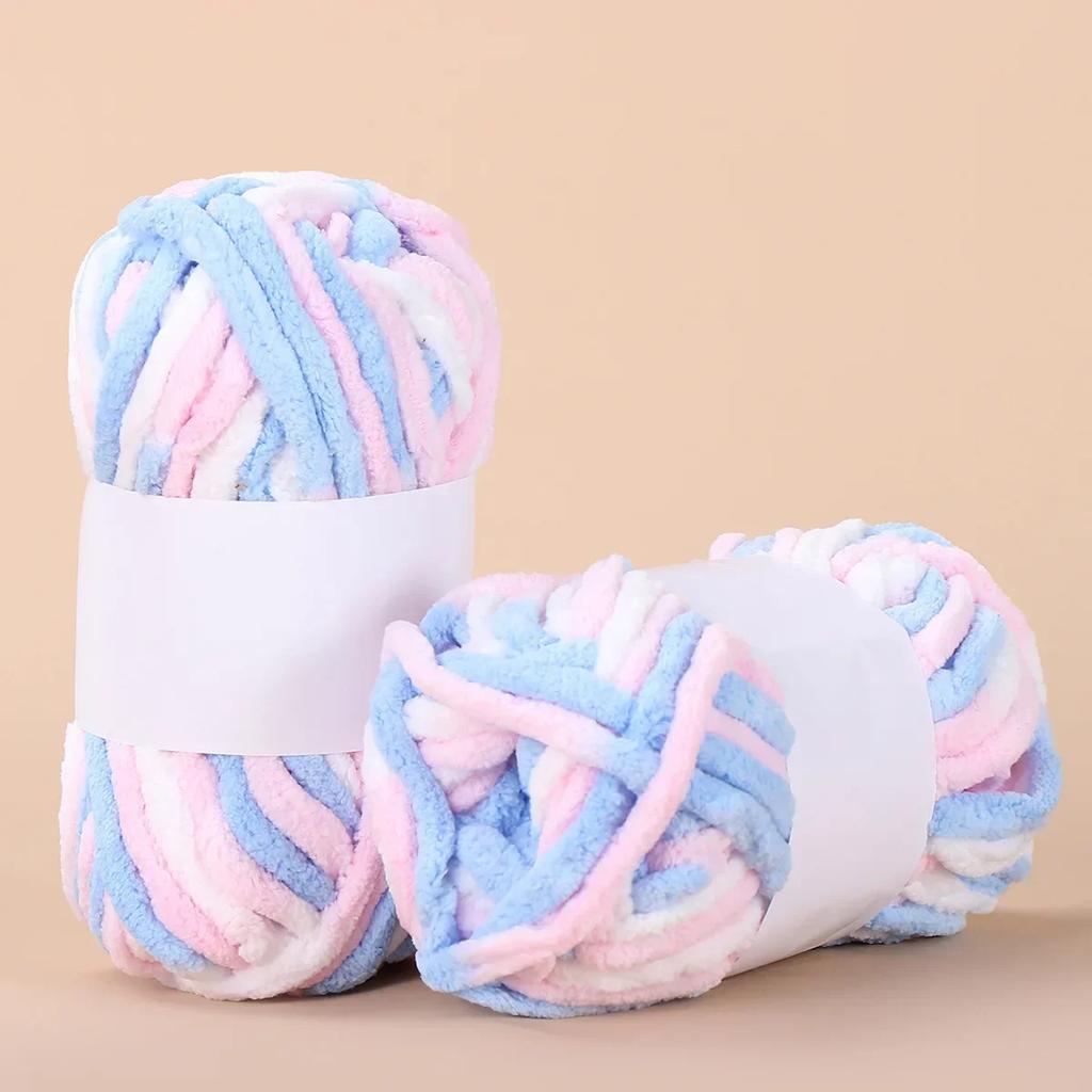 50g Thick Velvet Yarn Handmade DIY Knitting Yarn Wool Line Baby Scarf Hat Soft Chenille Yarn Knit Wol Crochet Knitting
