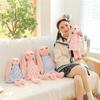 Adorable Cartoon Rabbit Plush Doll Soft Stuffed Toy Kid Hugging Pillow Gift