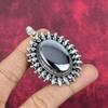 Shungite Pendant, 925 Solid Sterling Silver Gemstone Jewelry, Handmade Pendant, For Thanksgiving