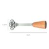 Mini Potato Masher with Wood Non Slip Handle,Stainless Steel Masher Kitchen Tool