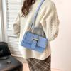 Chic Casual French Style Small Shoulder Bag In Black White Magenta Blue Yellow