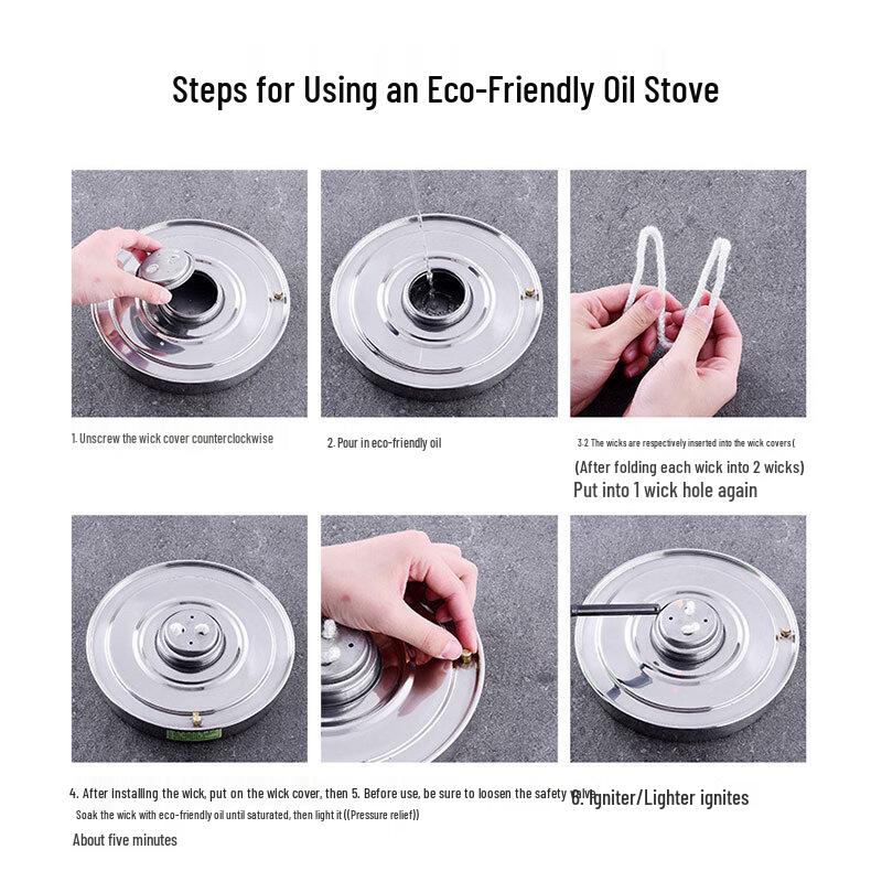 Stainless Steel Alcohol Stove Mini Hot Pot
